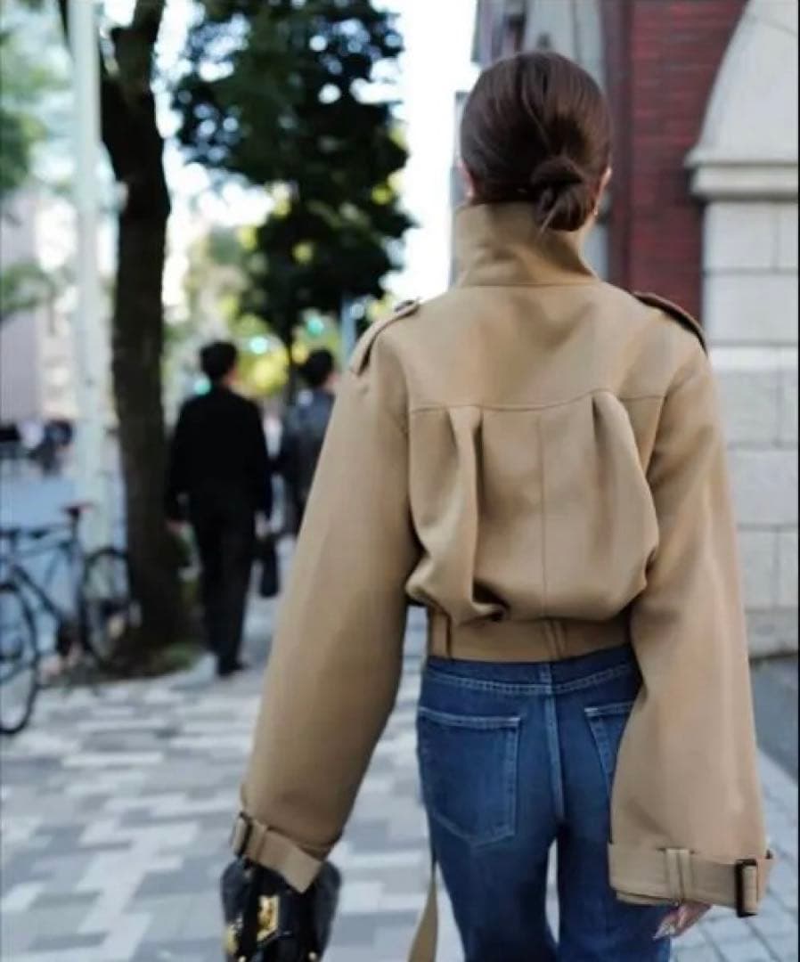 shéller シェリエ　2way short trench coat