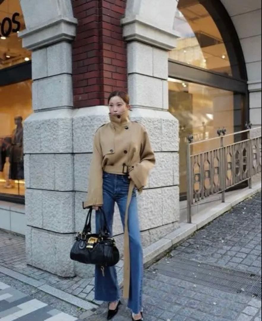 shéller シェリエ　2way short trench coat