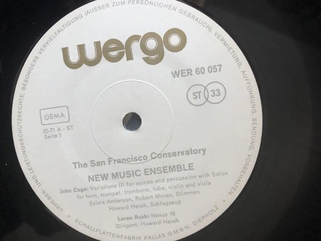 San Francisco CNME マスターリリースドイツ盤