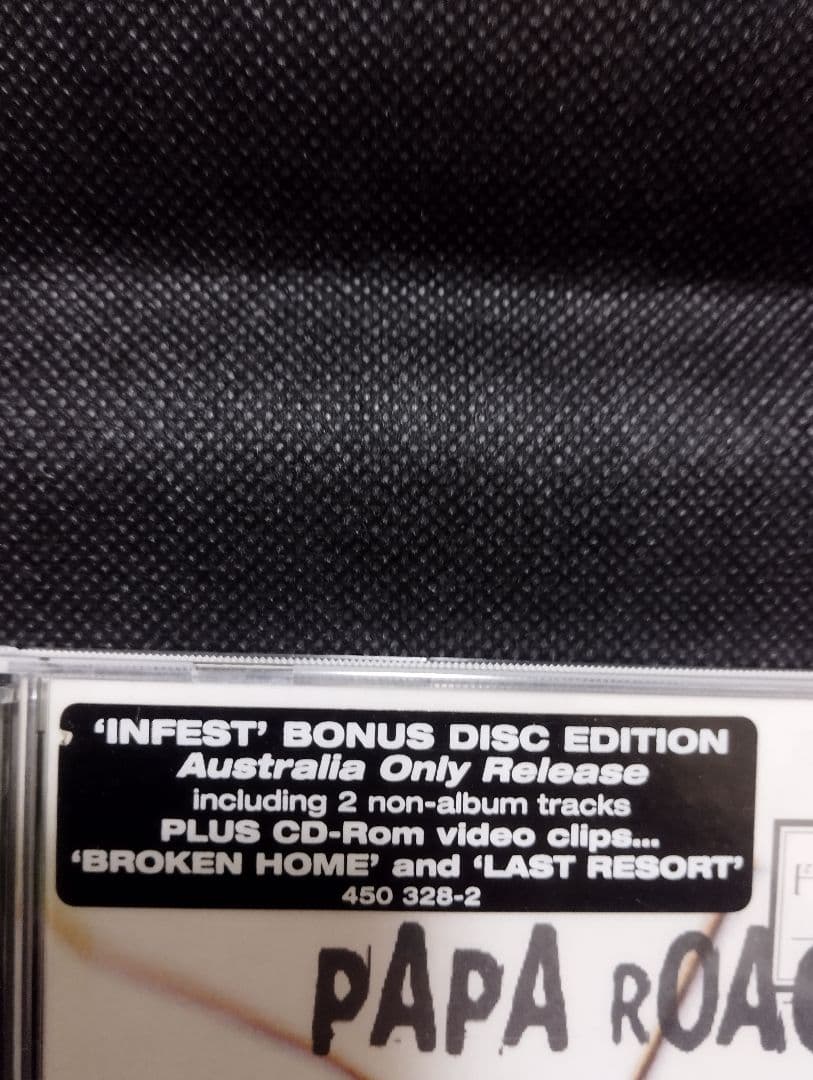 PAPAROACH INFEST オーストラリアオンリーリリース　輸入盤CD