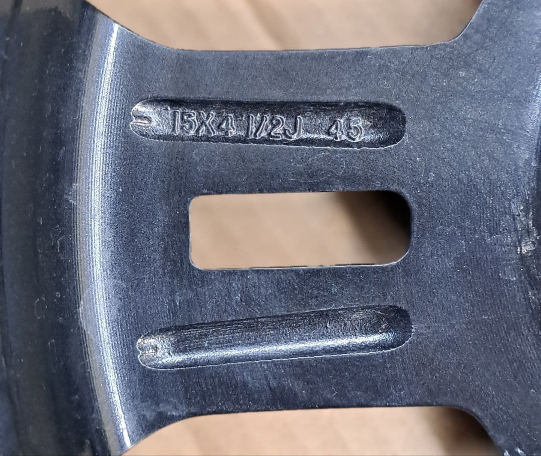 ダイハツ純正ホイール15x4.5J 4H100 +45 4本セット