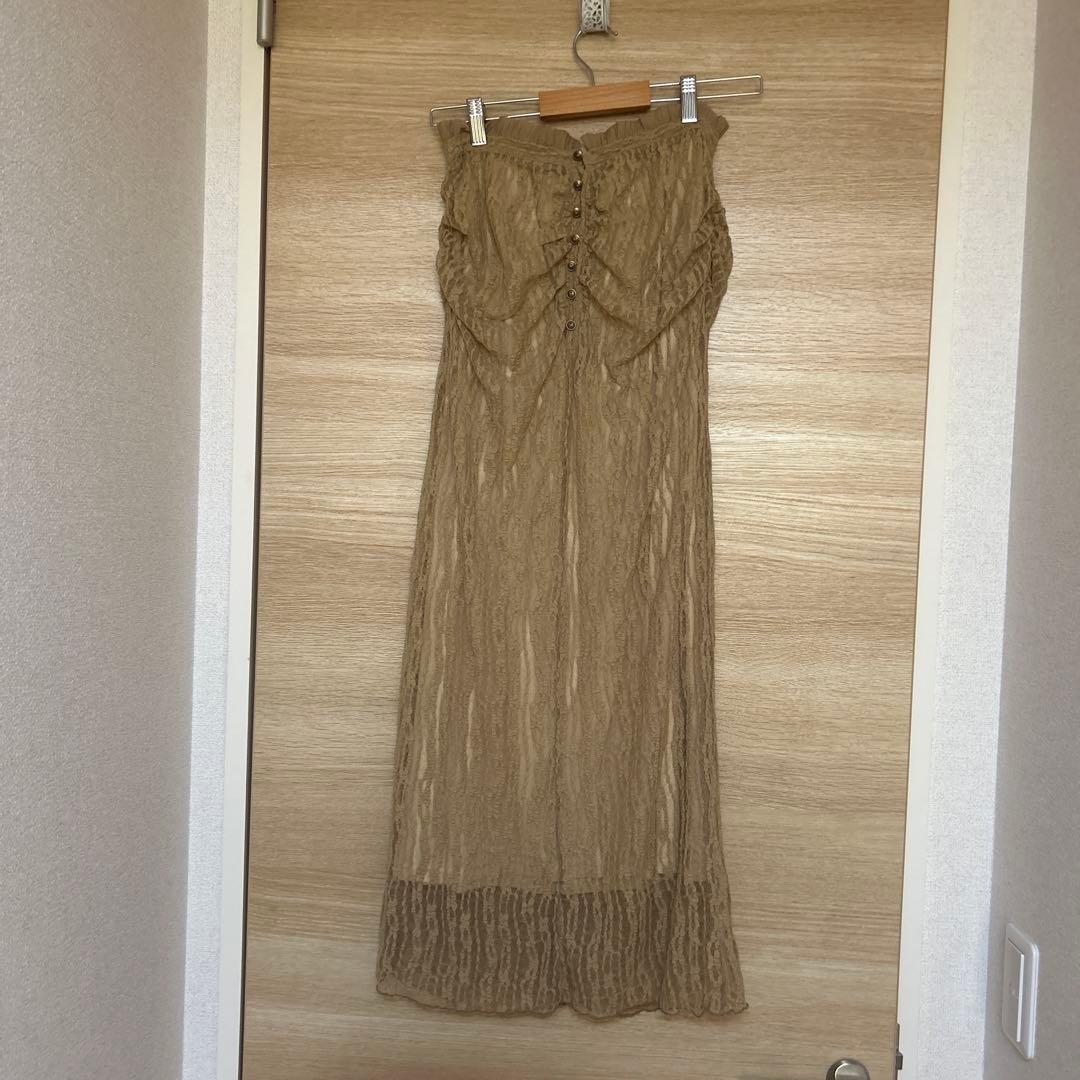 スカート Eaphi TULLE LACE SKIRT