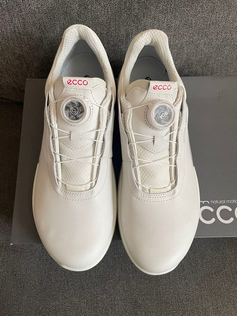 ECCO ゴルフシューズ 24.5センチ ホワイト