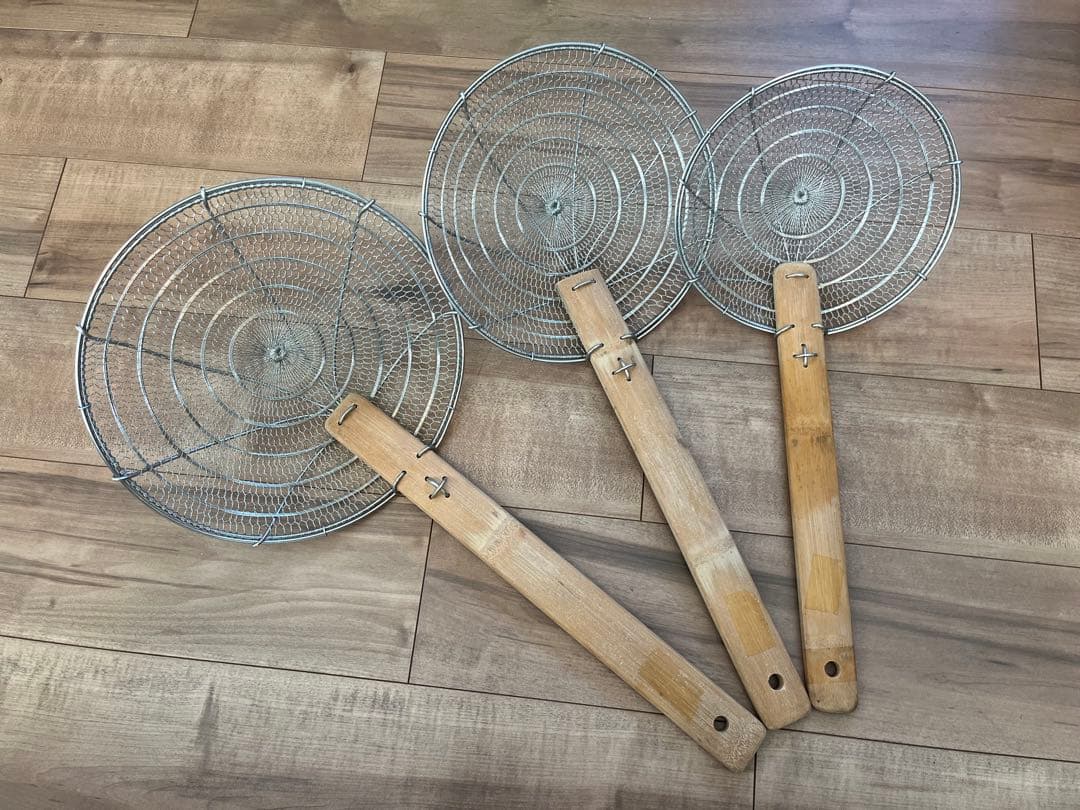 プロ仕様中華油こし、そば揚げ　3本セット
