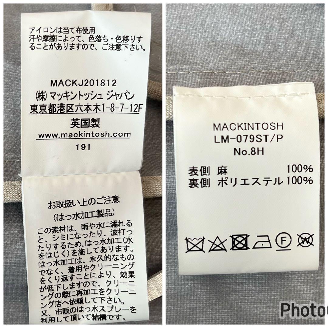 MACKINTOSH ストームシステム リネン100 ステンカラーコート/Ｌ