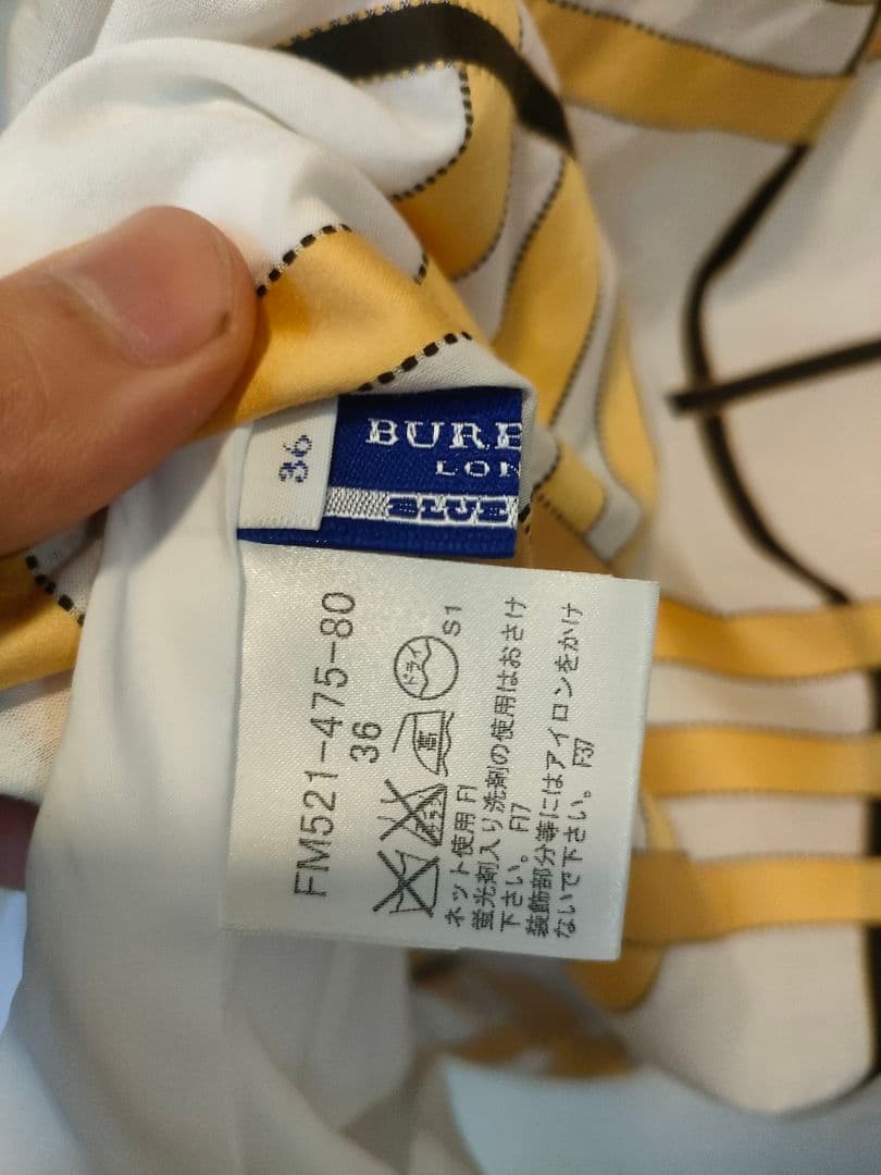 g48 BURBERRY　バーバリーブルーレーベル　ワンピース　36