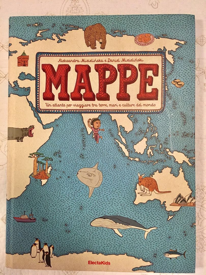 レア！マップス 新 世界図絵 イタリア語！！