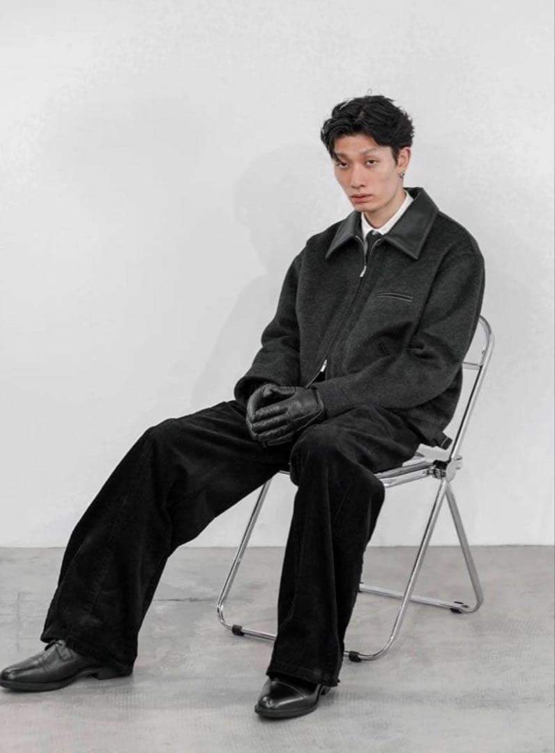 ジャケット・アウター OE-SELMENT WOOL SHAGGY DETROIT JACKET