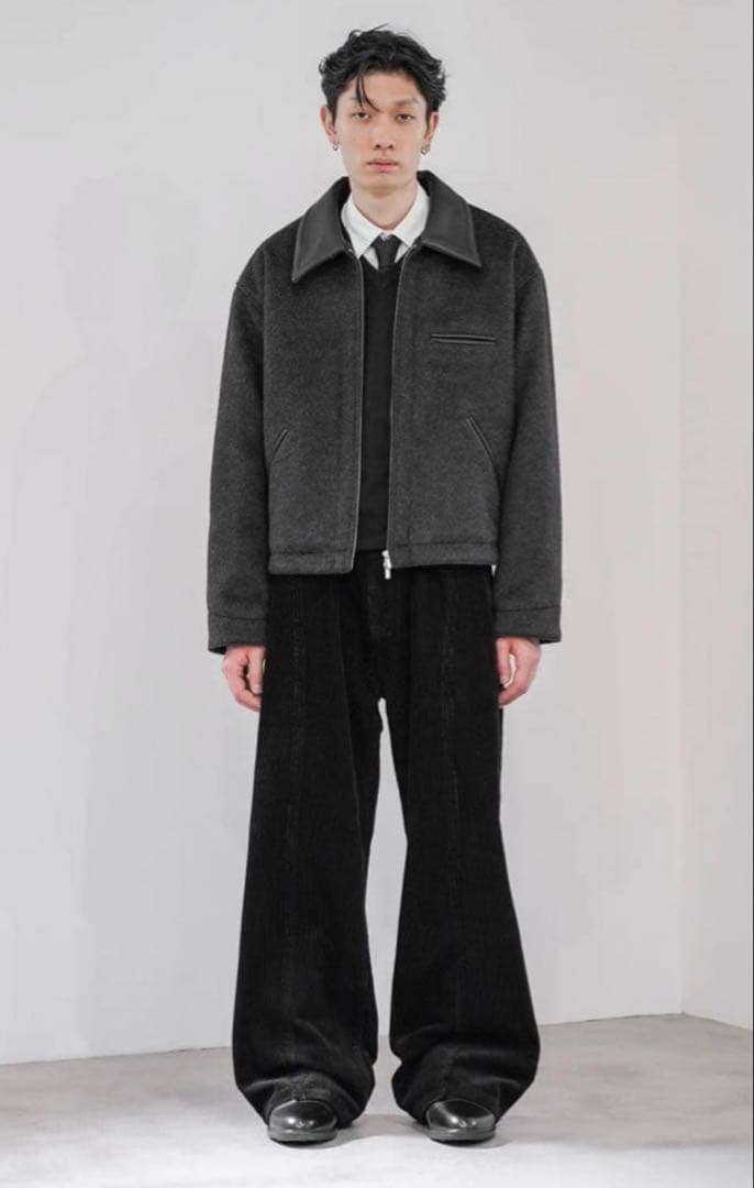 ジャケット・アウター OE-SELMENT WOOL SHAGGY DETROIT JACKET