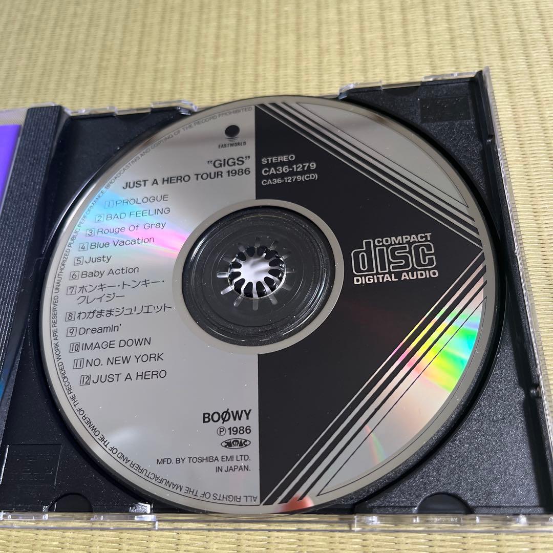 【限定盤】BOOWY GIGS JUST A HERO TOUR 1986 ②