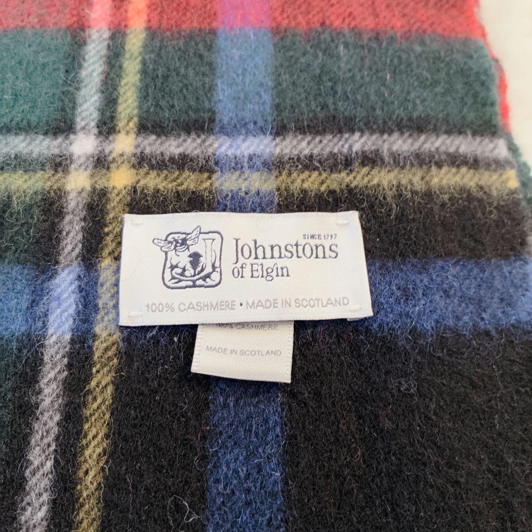 Johnstons of Elgin カシミヤ100% 大判 200×70 良品