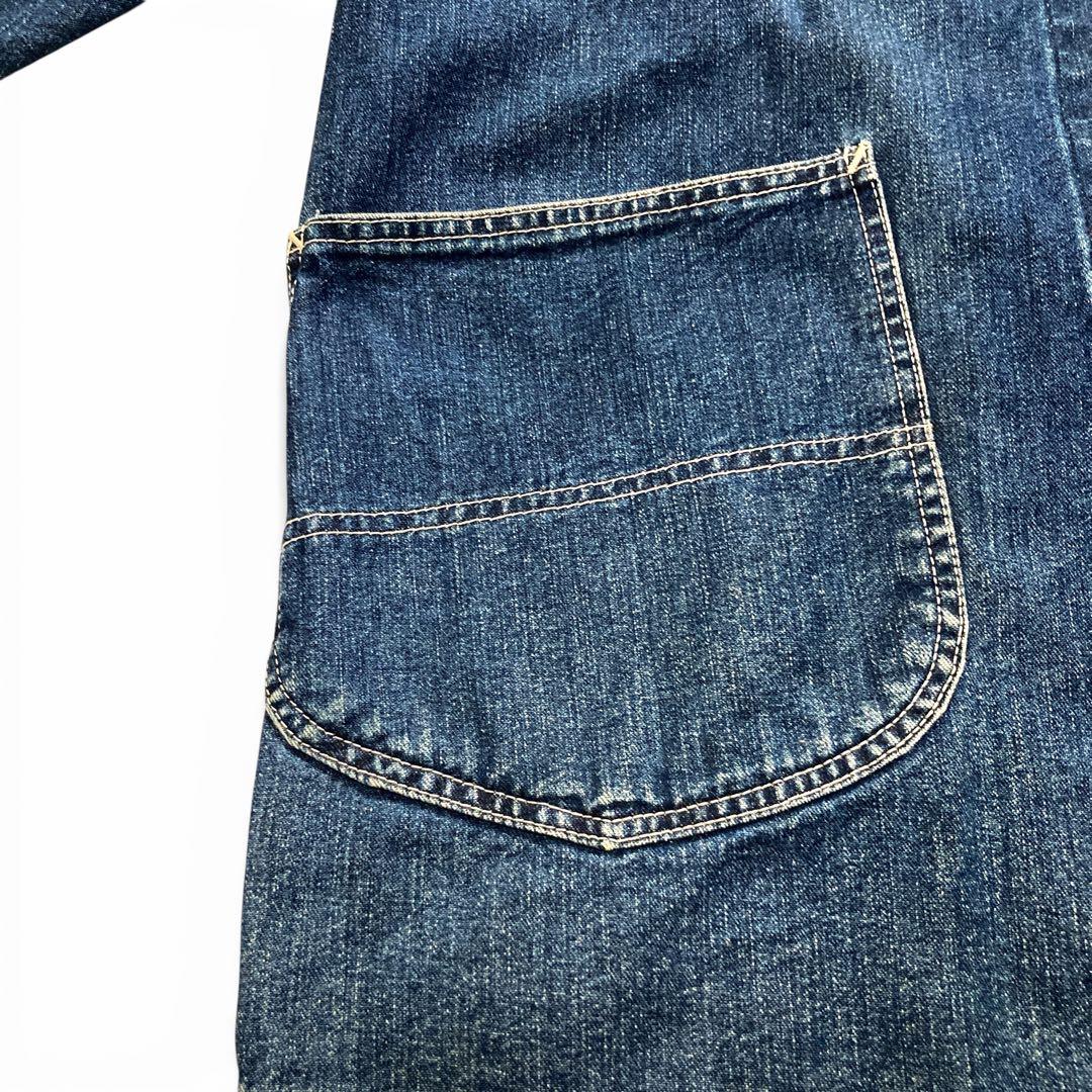 Lee 91-J ハウスタグ 加工 デニムカバーオール 復刻 L