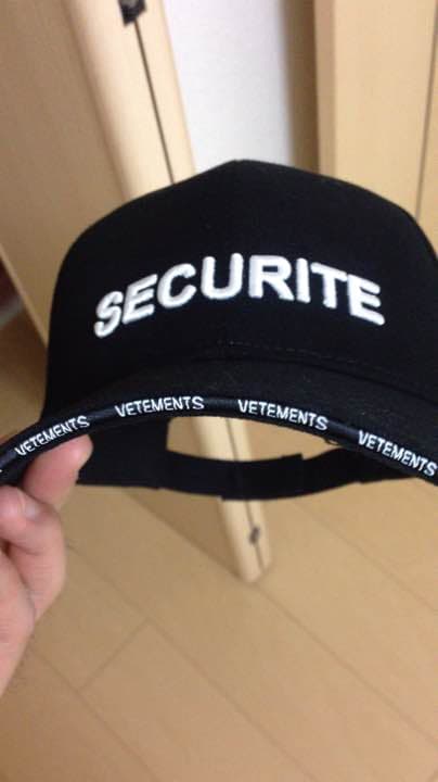 帽子 vetements cap