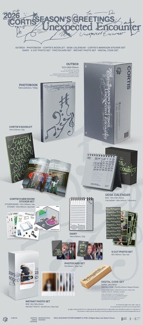 CORTIS 2026 SEASON’S GREETINGS 新品未開封
