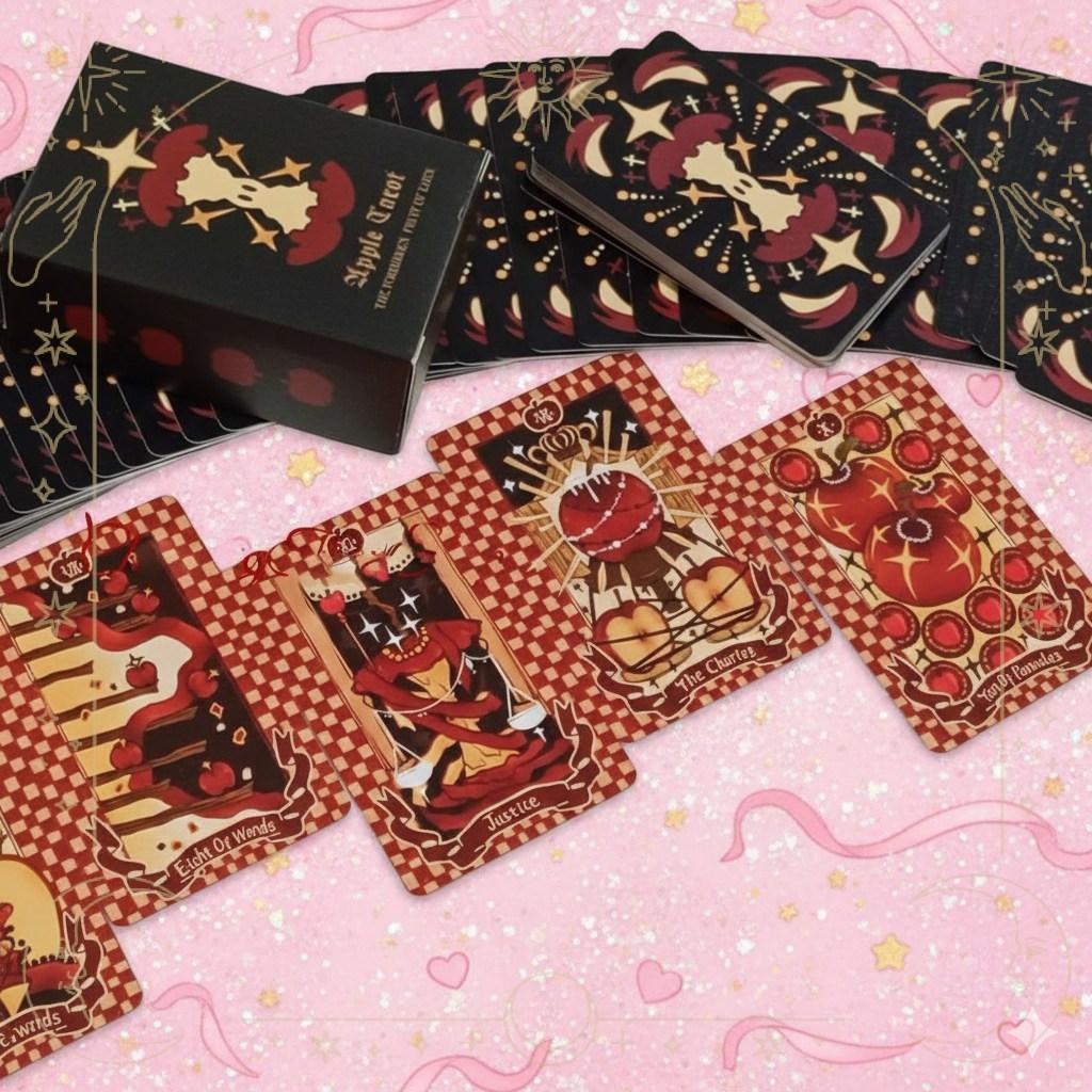 【正規品タロットカード】超レア✨クラファン完売品✨可愛いリンゴのデッキ／ミニ版