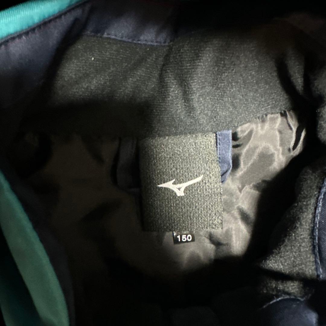 Mizuno スキーウェア 150サイズ ターコイズブルー・ネイビー
