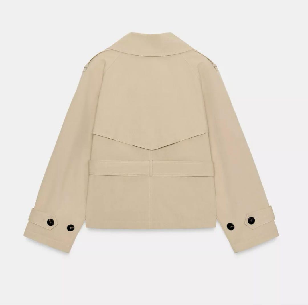 ZARA ショートトレンチコート S