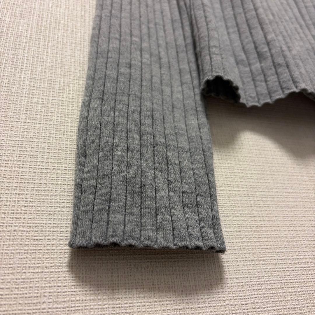 美品 Deuxieme Classe ポロシャツニット カーディガン グレー