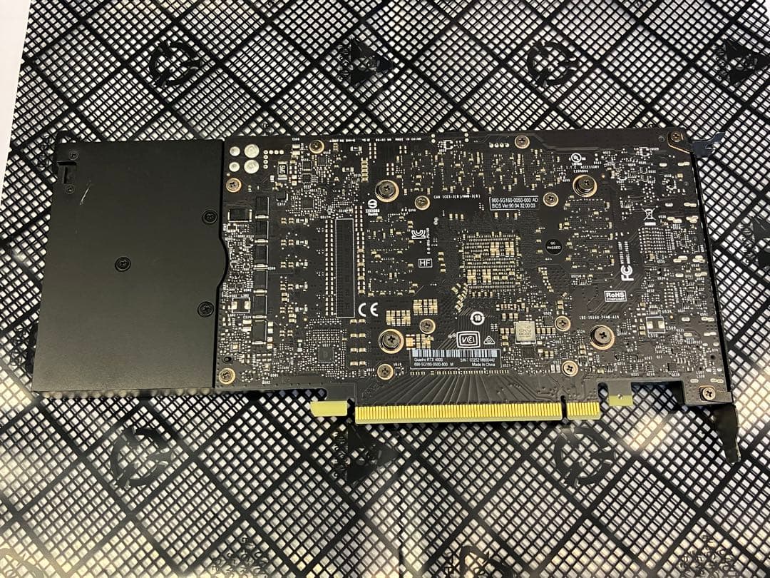NVIDIA Quadro RTX 4000 グラフィックボード 本体のみ