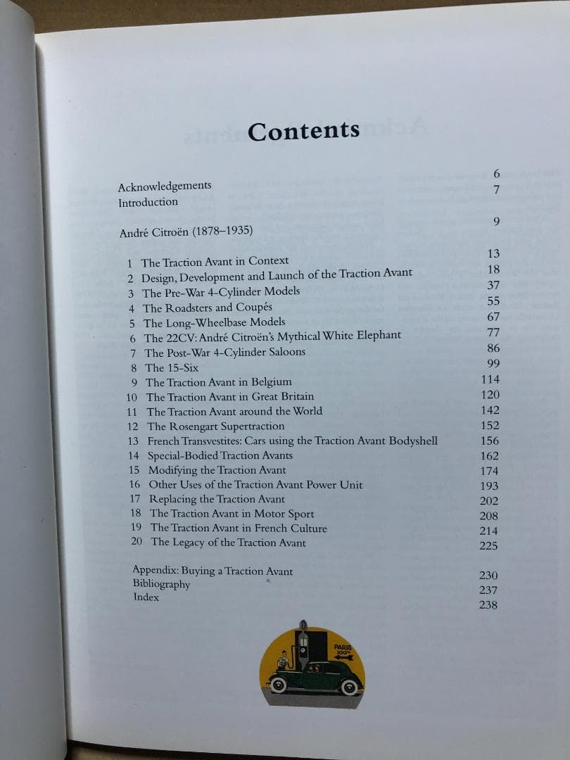 洋書 CITROEN TRACTION AVANT
