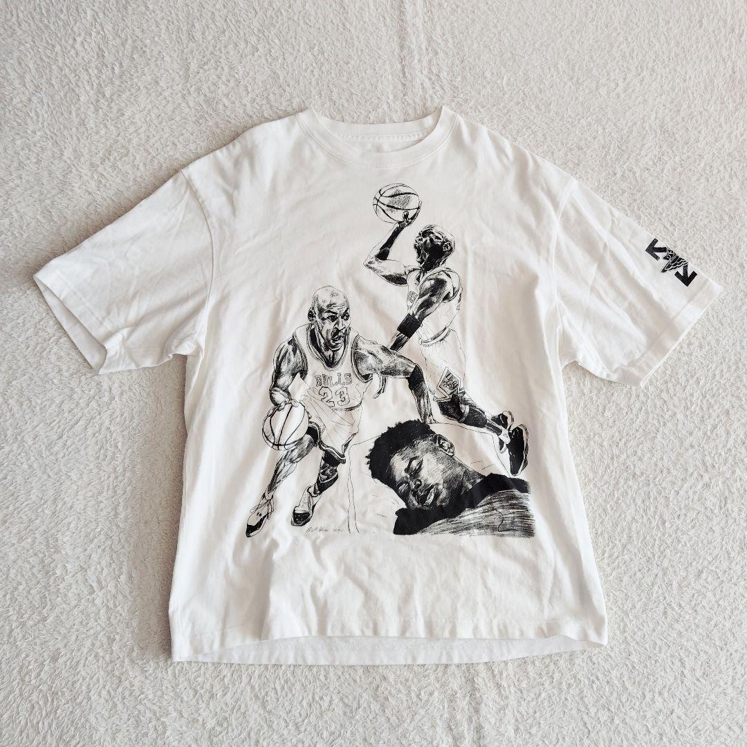 極美品　ナイキ　Off-White 　ジョーダン　Tシャツ　Ｌ