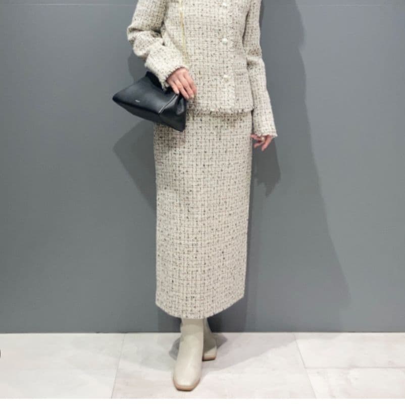 TheoryLuxe ツイードスカート ロング CHICO TWEED/ABBY