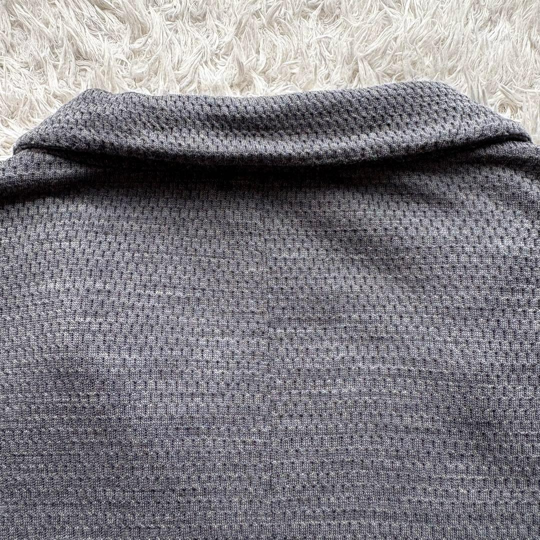 ★イタリア製 Lサイズ★ Belvest ニット テーラードジャケット 灰色