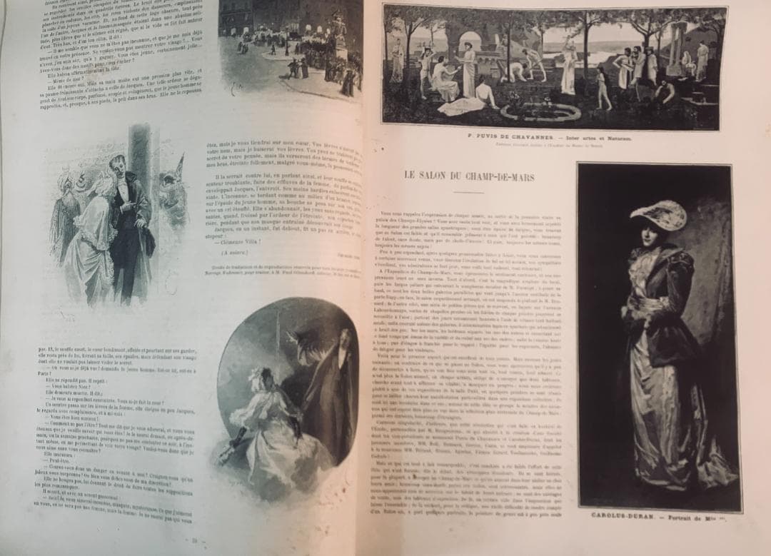 19世紀仏誌 L’ILLUSTRATION製本合本 1890年