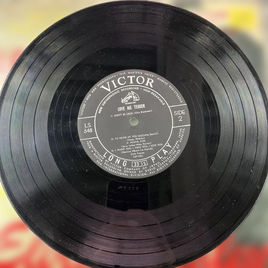 ★エルヴィスプレスリー LOVE ME TENDER Victor LPレコード