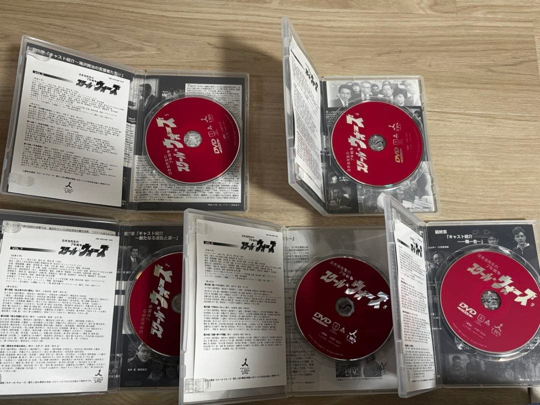 泣き虫先生の7年戦争 スクールウォーズ　DVD 全巻　1〜9 長野洋　江崎実生