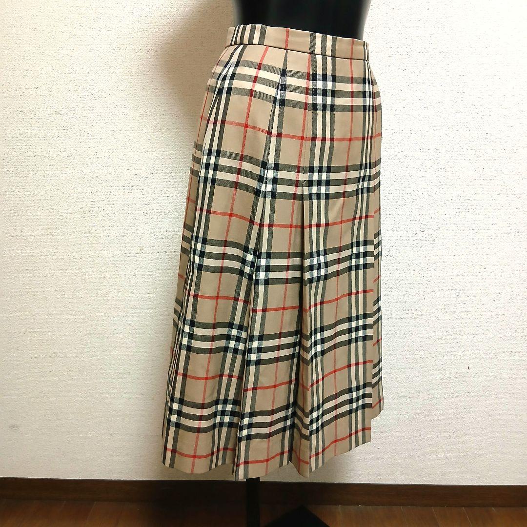 Burberrys　バーバリー　チェック柄 　フレア ロングスカート