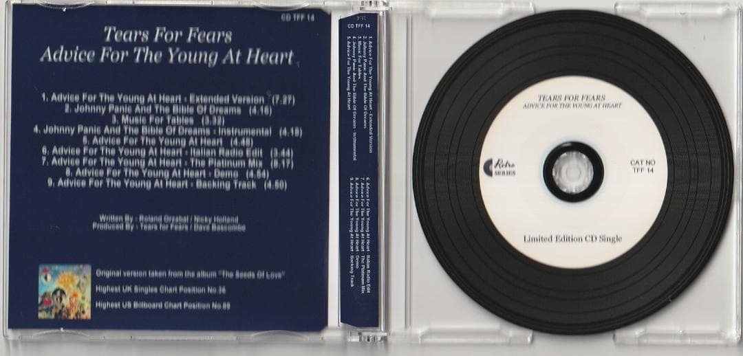 Tears For Fears　Advice For The Young～ CD