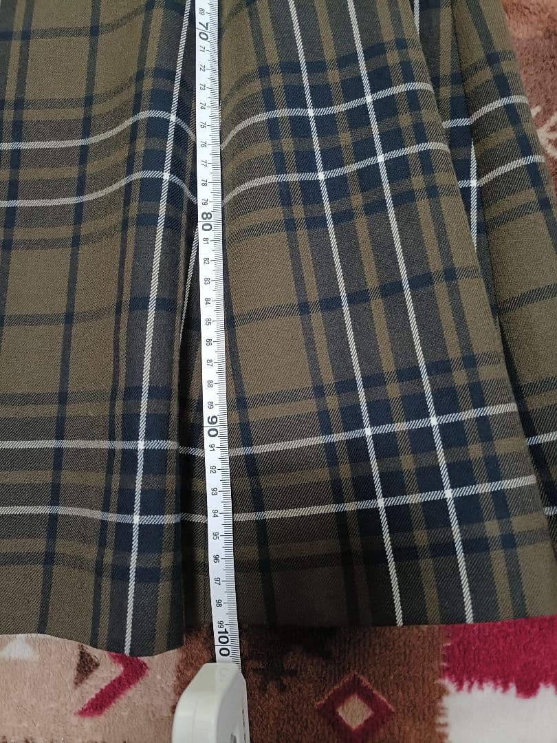 Yorklandチェック柄長袖ひざ丈ワンピース。のだめスペシャル服