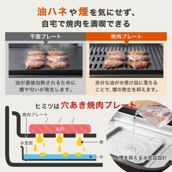 【新品】MAXZEN ホットプレート MHP120MT301-BK