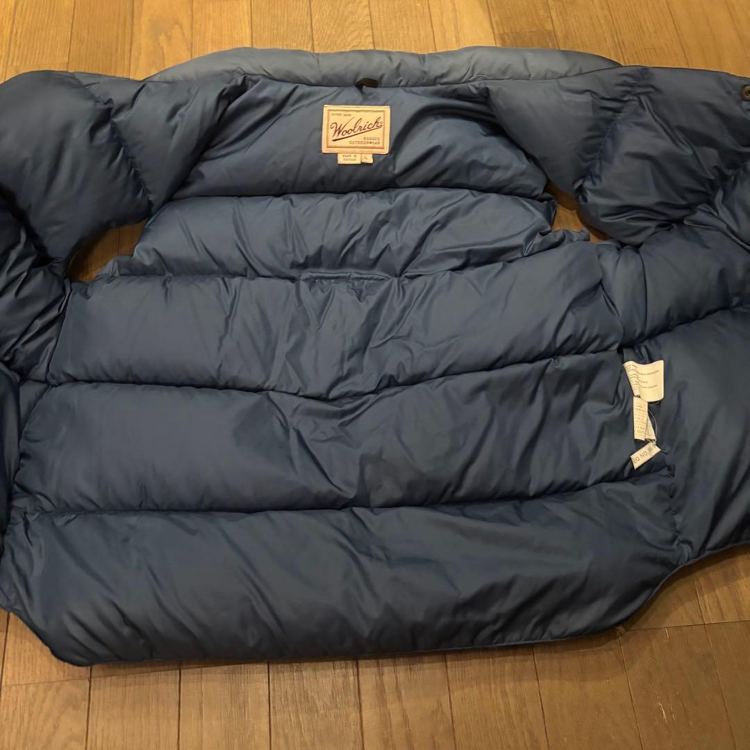 n*3様 90‘s✨Woolrich ウールリッチ　ダウンベスト 紺　ゴールデン