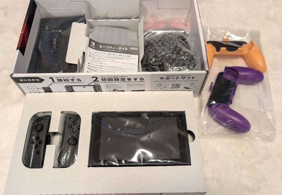 【中古】Nintendo Switch 本体（初代）グレー＋Joy-Con1個