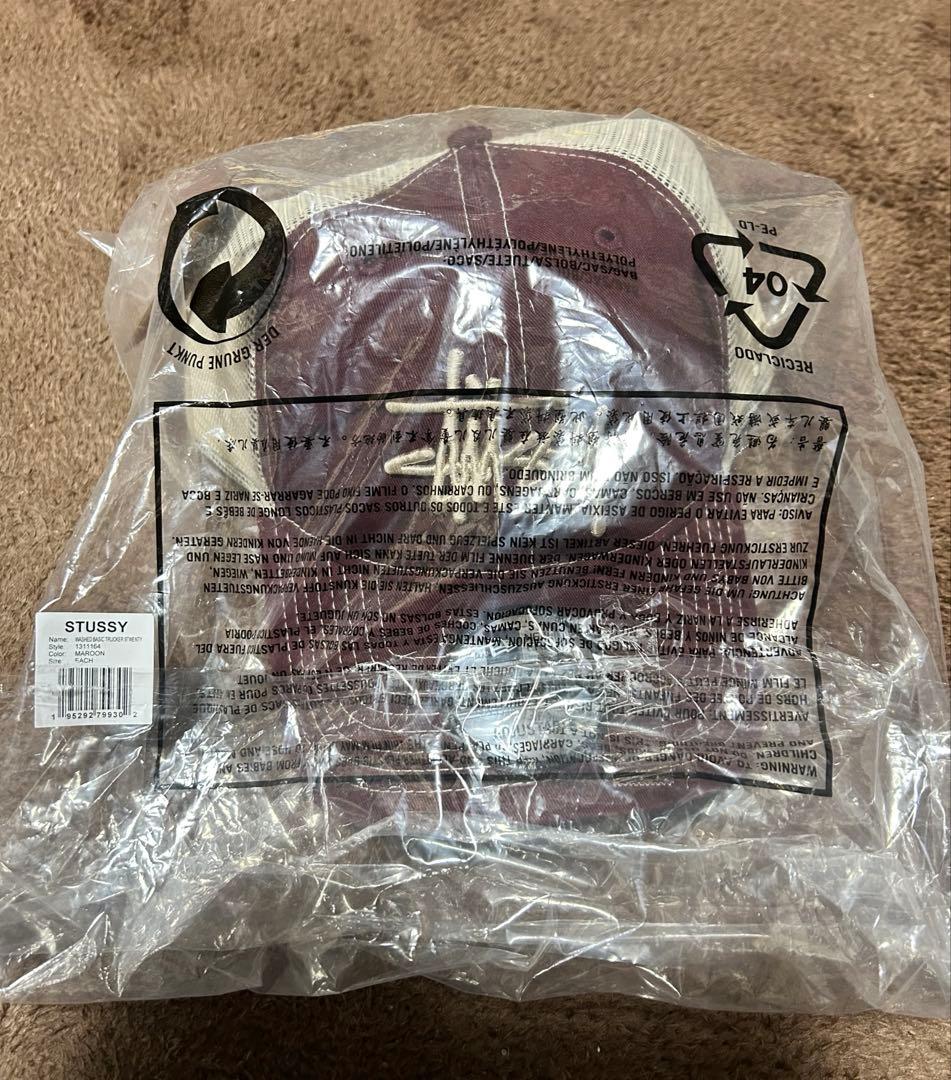 帽子 stussy 9TWENTY WASHED BASIC TRUCKER cap