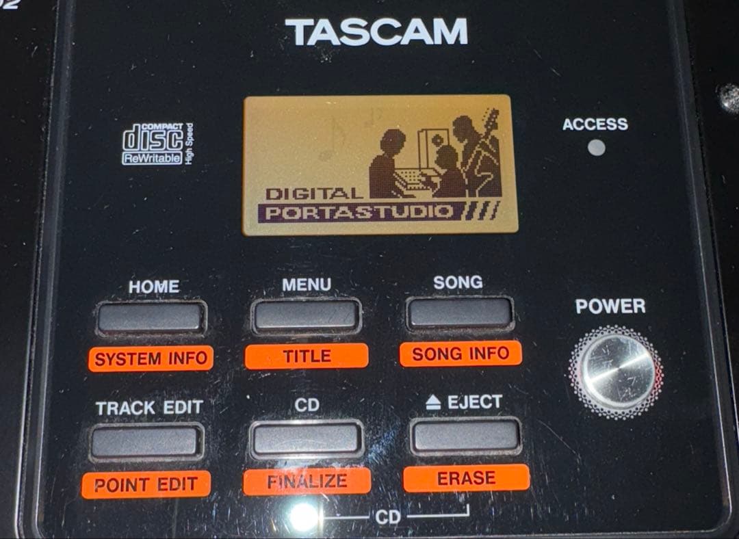 TASCAM DP-02マルチトラックレコーダー 通電確認済 取説/専用バッグ付