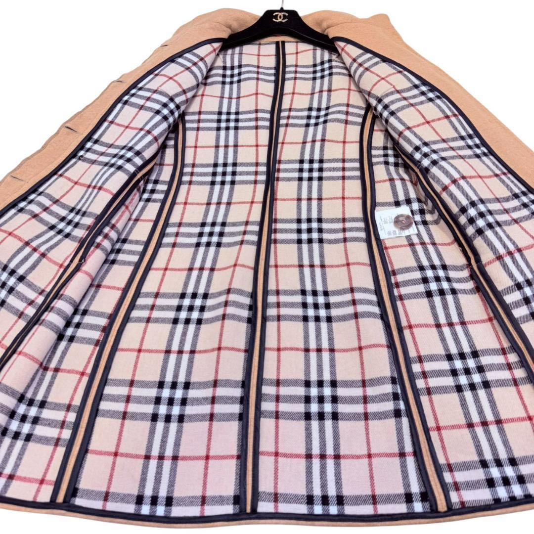 【美品】 BURBERRY LONDON ウール ステンカラーコート レディース