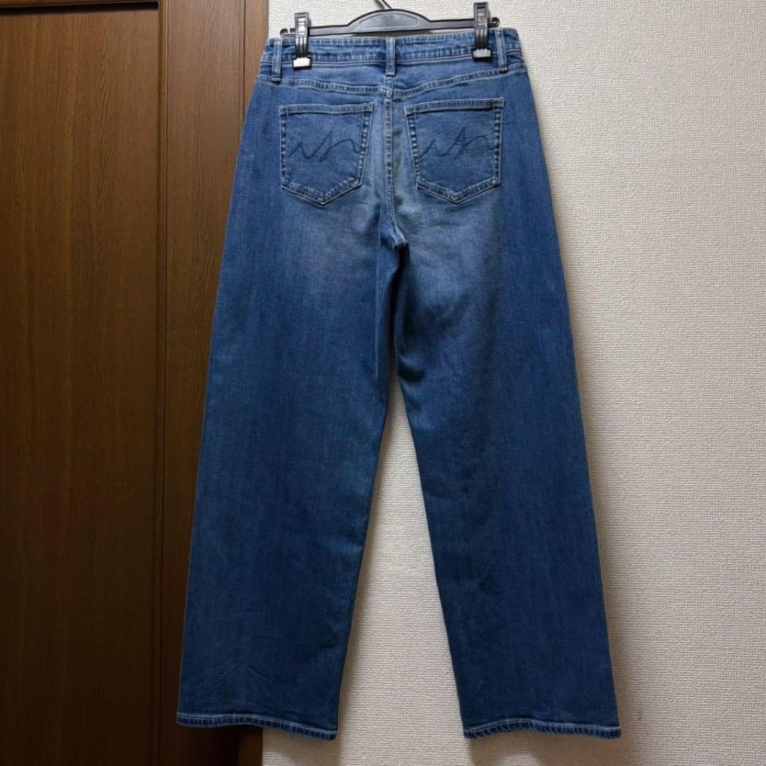 かりんとう♩新品タグ付き☆インディヴィ ワイドストレート デニムパンツ