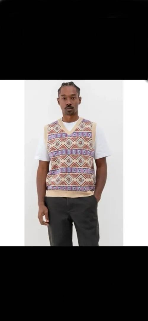 トップス stussy Giza sweater vest L