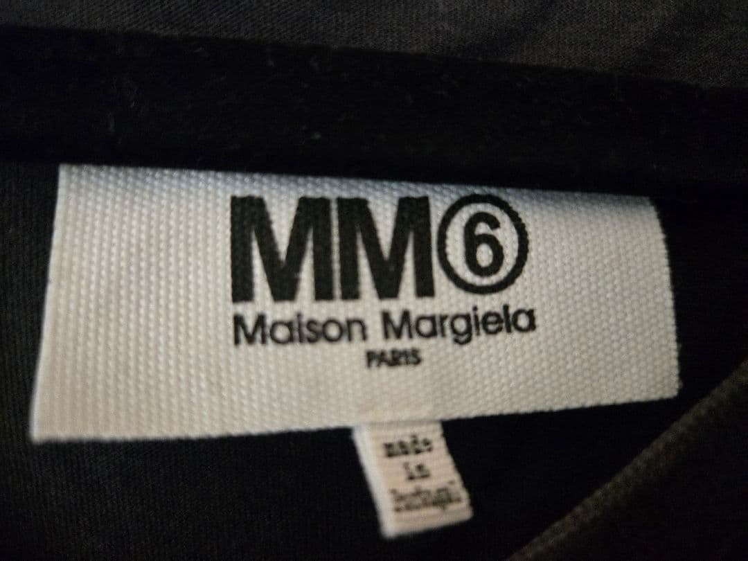 MM6 Maison Margiela ブラック Tシャツワンピ