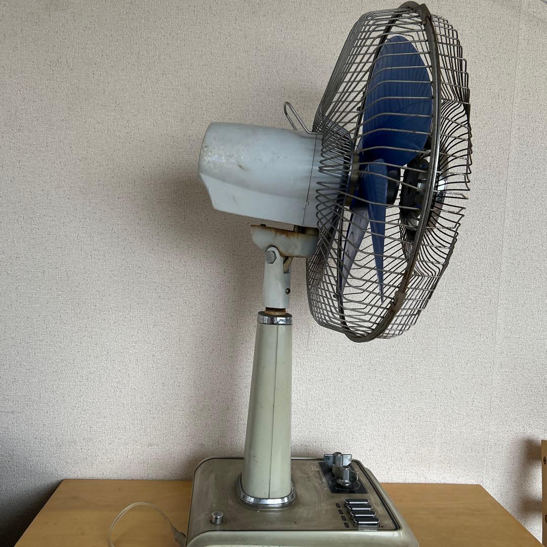 東芝 扇風機 Hー35DB 4枚羽 昭和レトロ アンティーク 稼動品