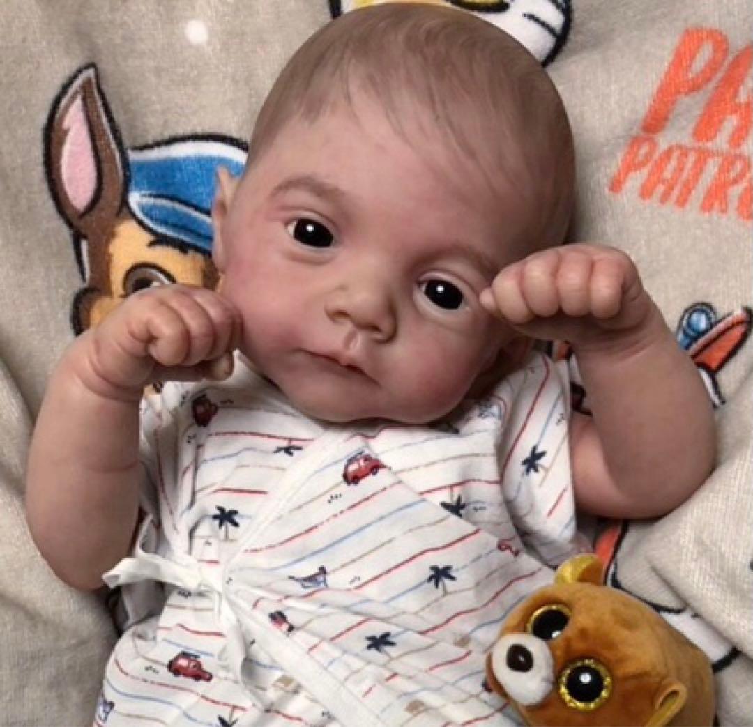 *・゜゜・*:.。リボーンドール　にこやか男の子:*・゜゜・*