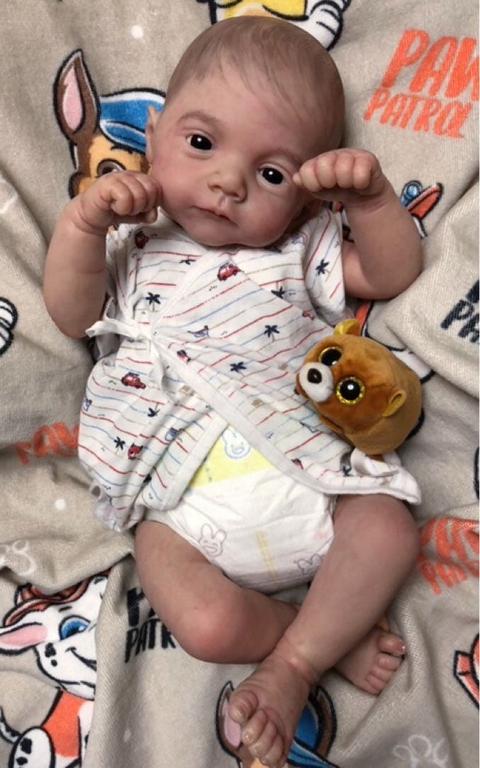 *・゜゜・*:.。リボーンドール　にこやか男の子:*・゜゜・*