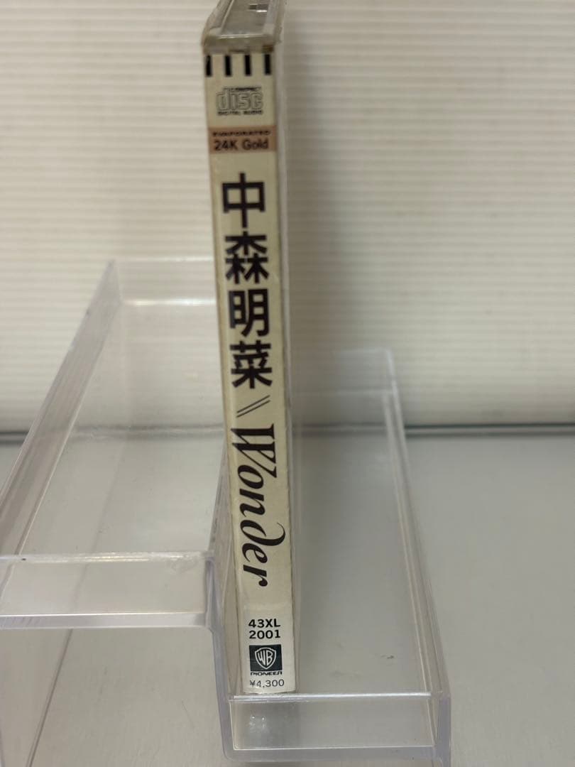 中森明菜 Wonder ゴールドCD 限定盤 43XL-2001 希少