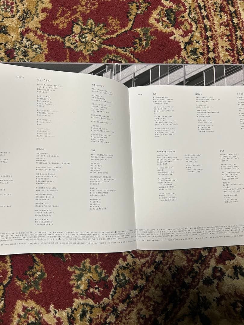 カネコアヤノ　タオルケットは穏やかな　LP