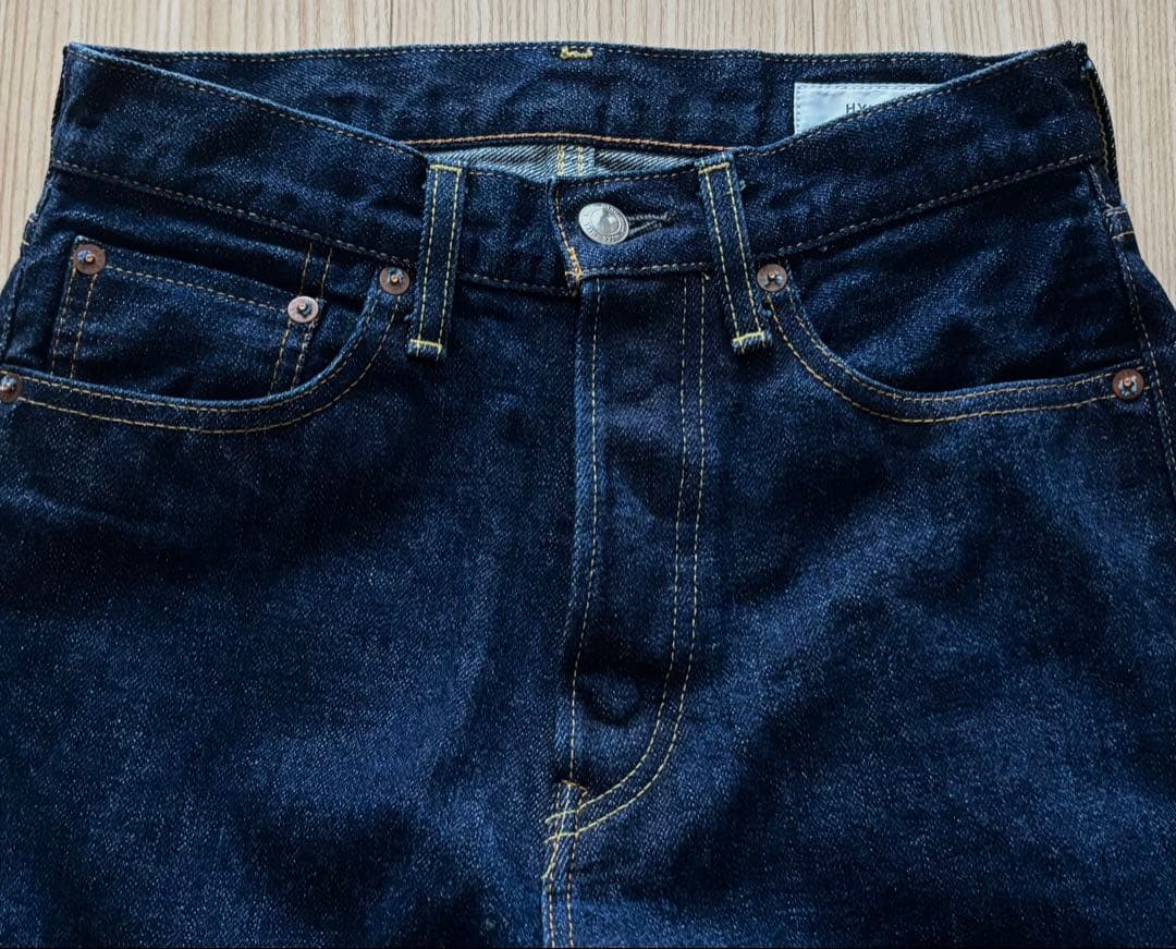 HYKE ハイク CLASSIC STRAIGHT デニム パンツ 濃紺 29