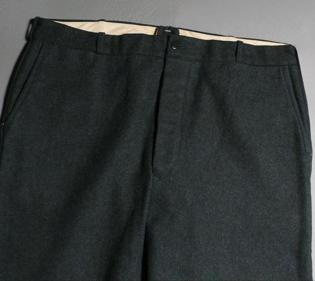 極太◎ 50s~ Vintage wide wool slacks