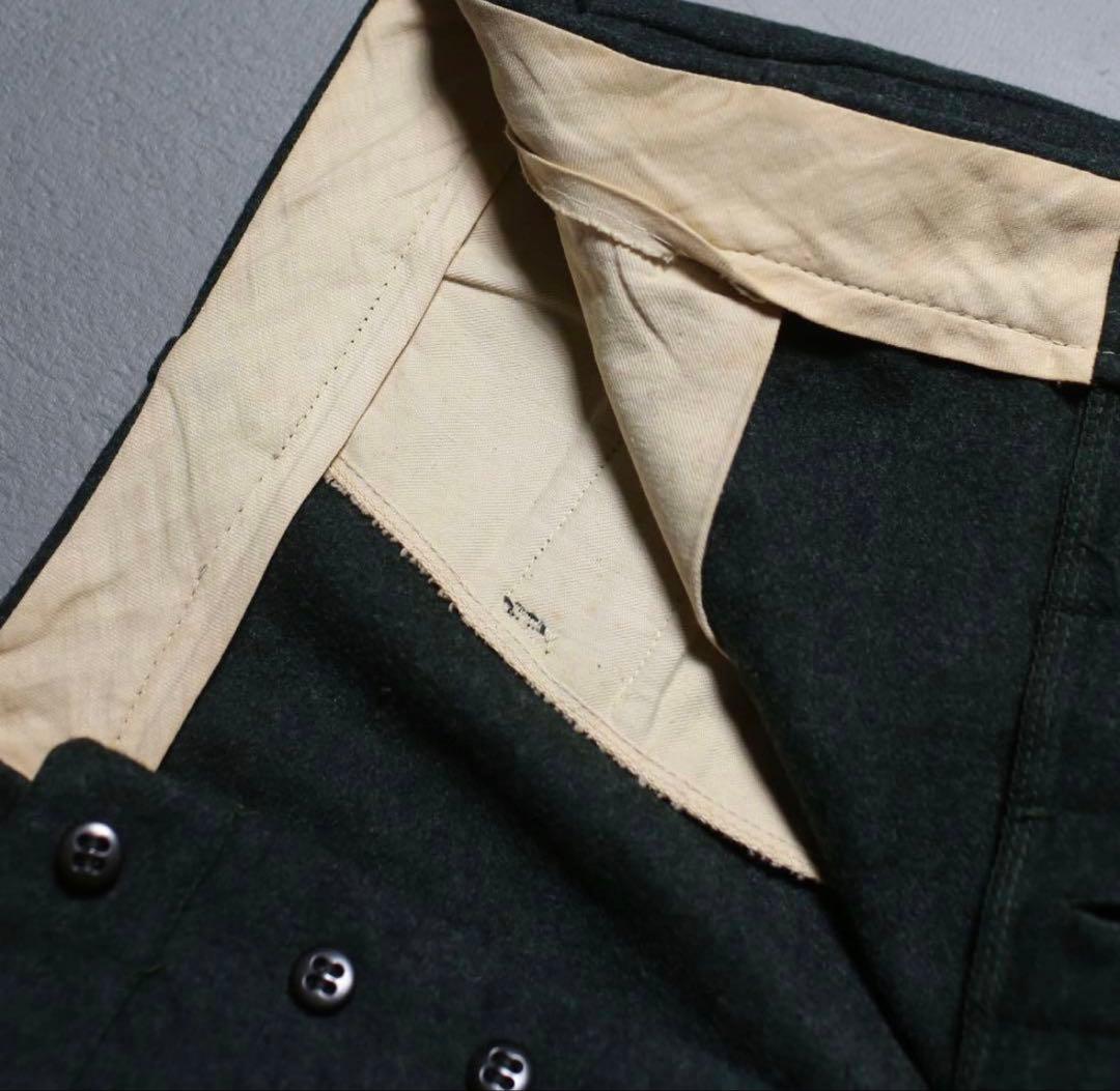 極太◎ 50s~ Vintage wide wool slacks